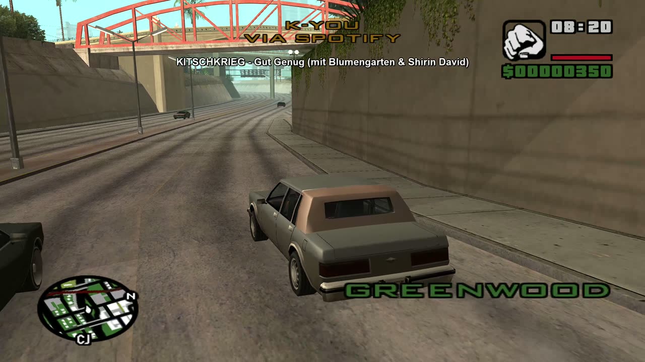 K-YOU: Any music player on your PC, as a real San Andreas radio station.