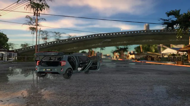 All doors, tailgate and bonnet open